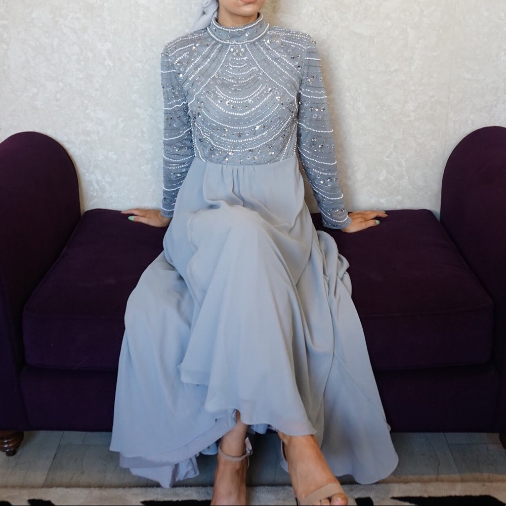 Silver gown